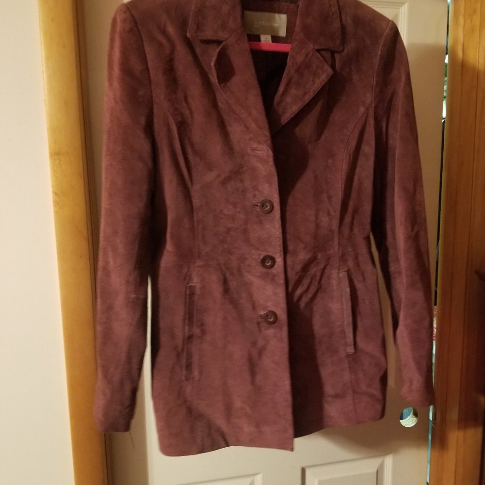 Croft & Barrow Suede Blazer - Medium